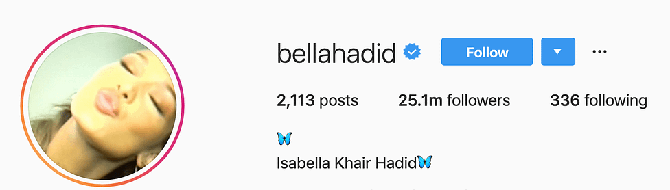 @bellahadid